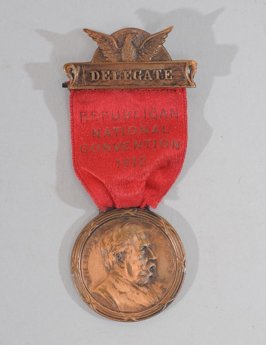 Taft 1912 Republican Convention Delegate Badge (1 of 3)