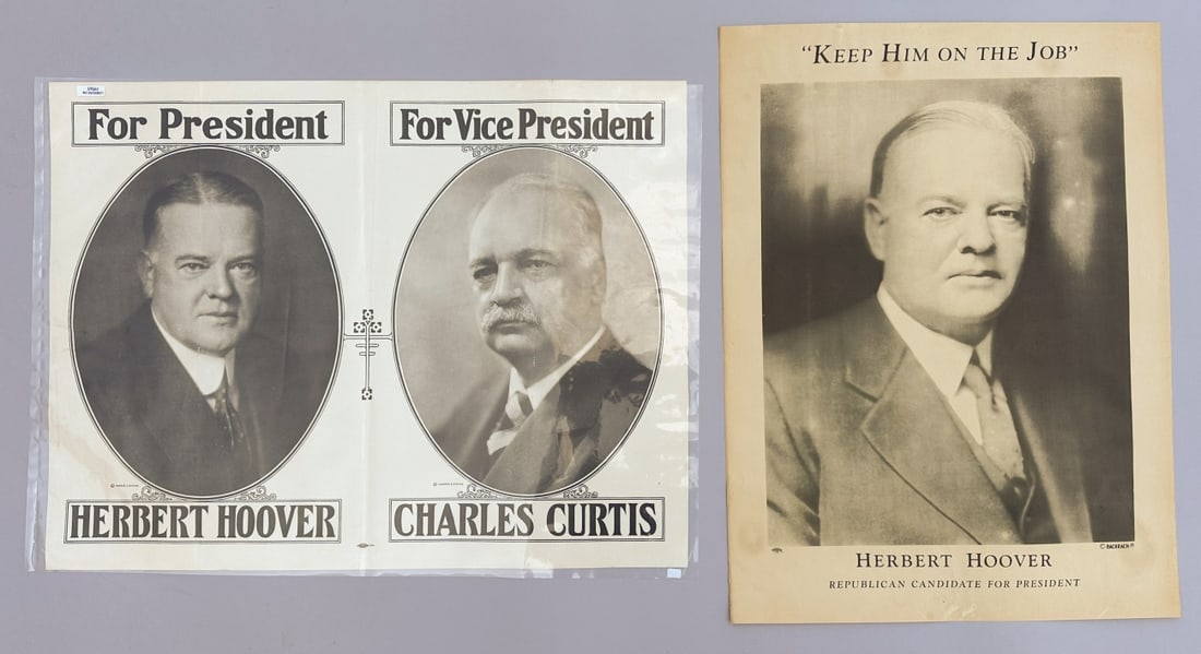 Two Herbert Hoover Lithographs (1 of 3)