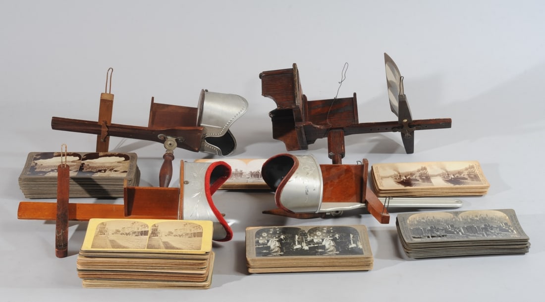 Stereoscopic / Stereoview Cards and Viewers Lot (1 of 20)