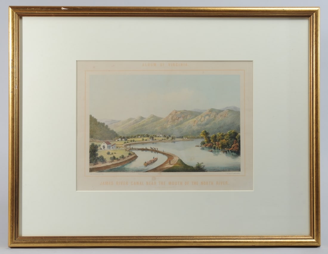 Edward Beyer Lithograph from Album of Virginia (1 of 12)