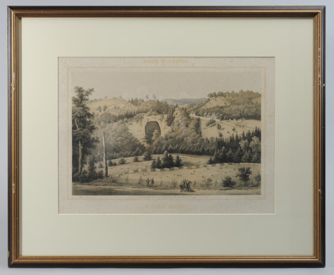 Edward Beyer Lithograph from Album of Virginia (1 of 8)