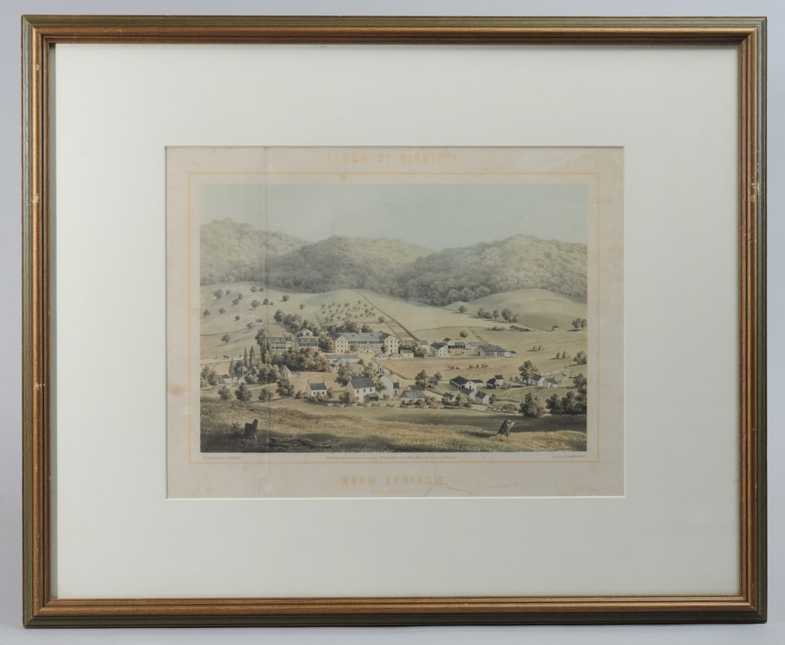Edward Beyer Lithograph from Album of Virginia (1 of 10)