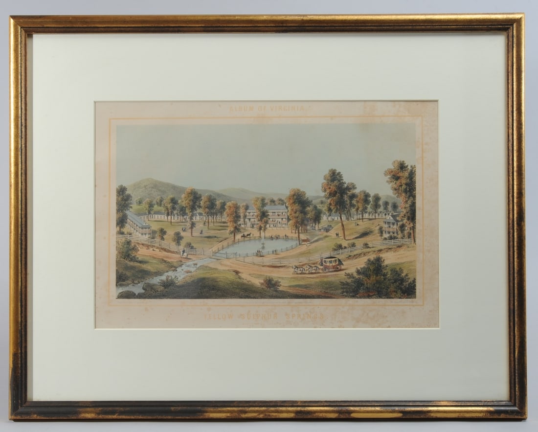 Edward Beyer Lithograph from Album of Virginia (1 of 8)