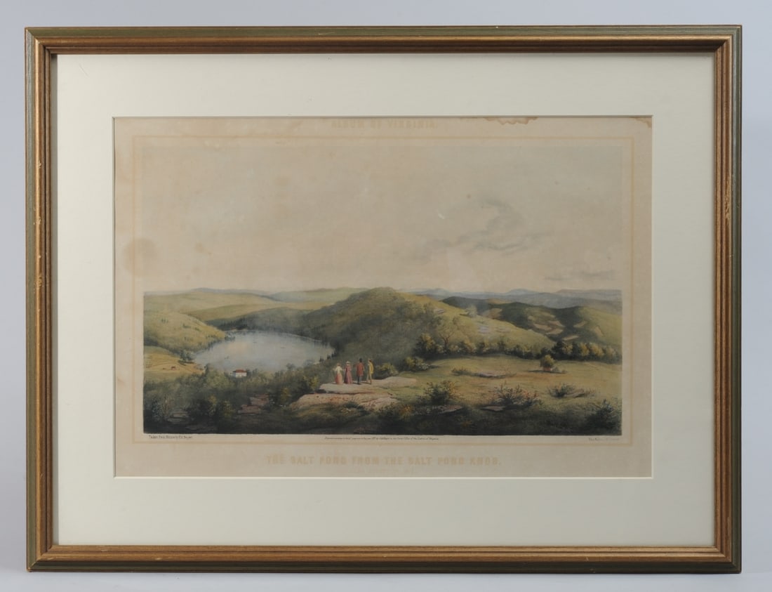 Edward Beyer Lithograph from Album of Virginia (1 of 11)