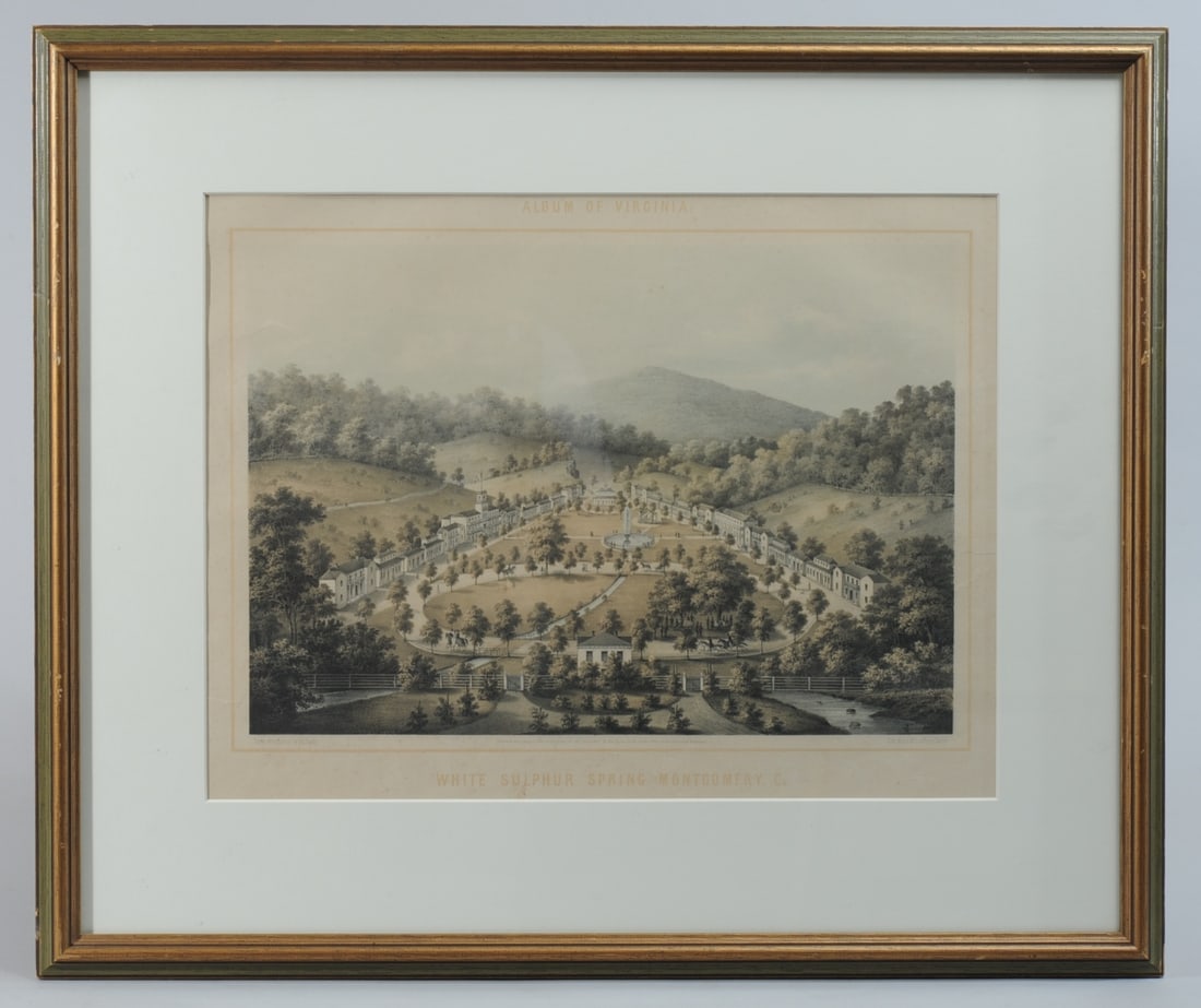 Edward Beyer Lithograph from Album of Virginia (1 of 8)