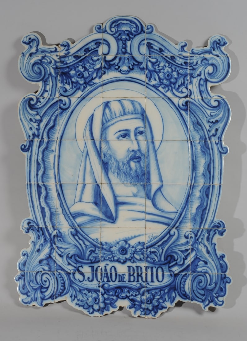 Portuguese Tile Mural St. John de Brito (1 of 8)