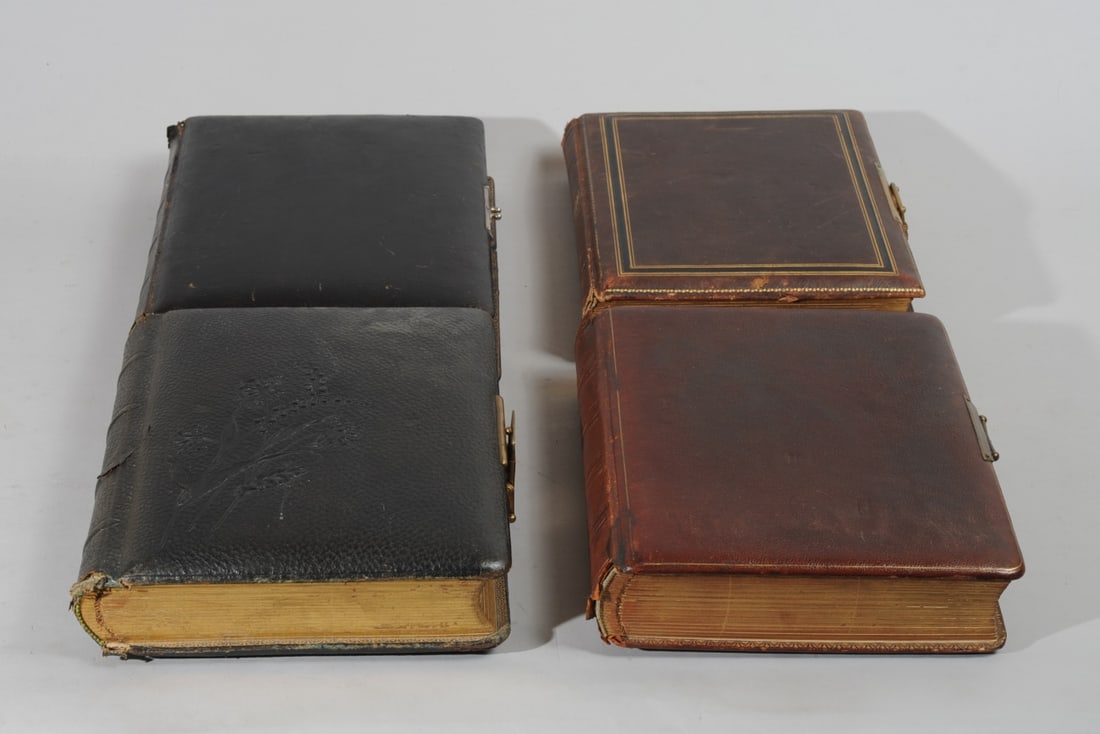 Lot 19th C. Illustrated Photo Albums (1 of 10)