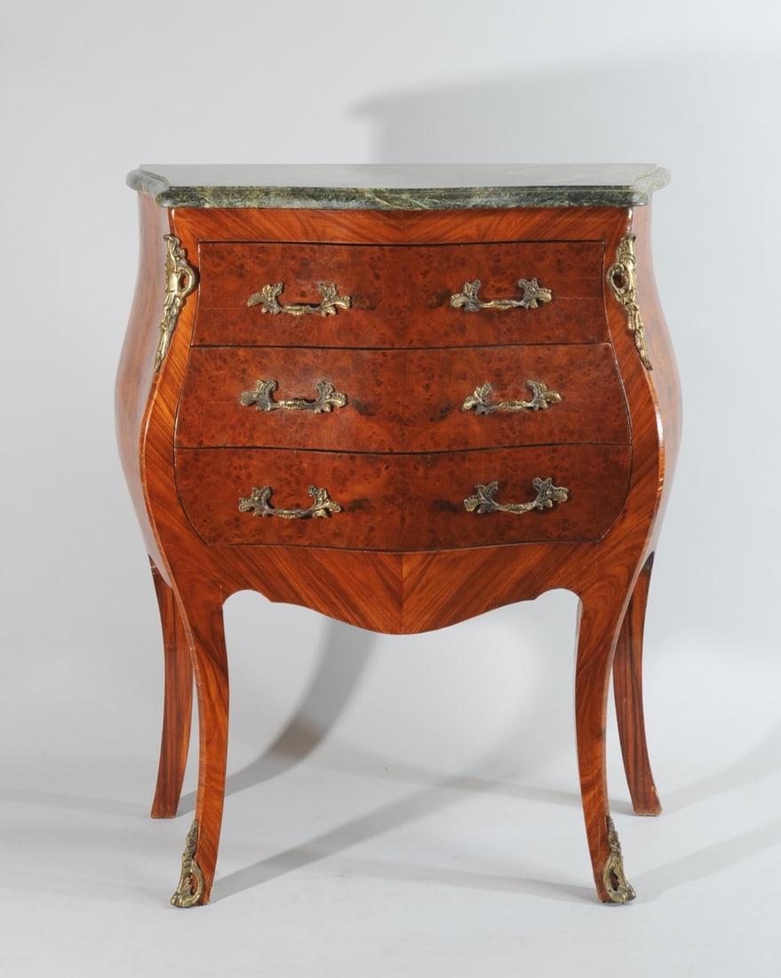 French Louis XV Style Bombe Commode (1 of 8)