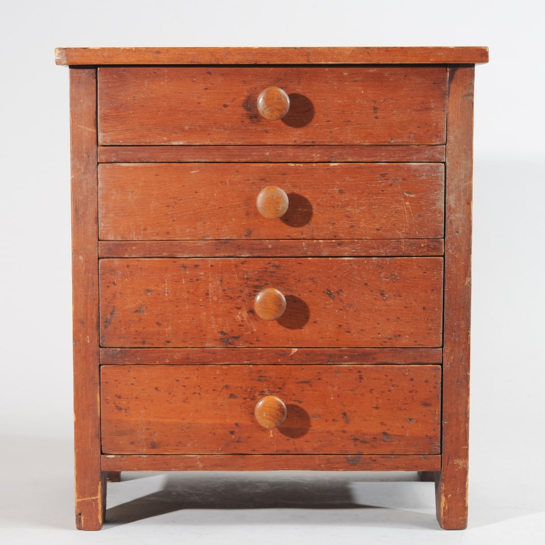 19th C. Miniature Chest of Drawers (1 of 4)