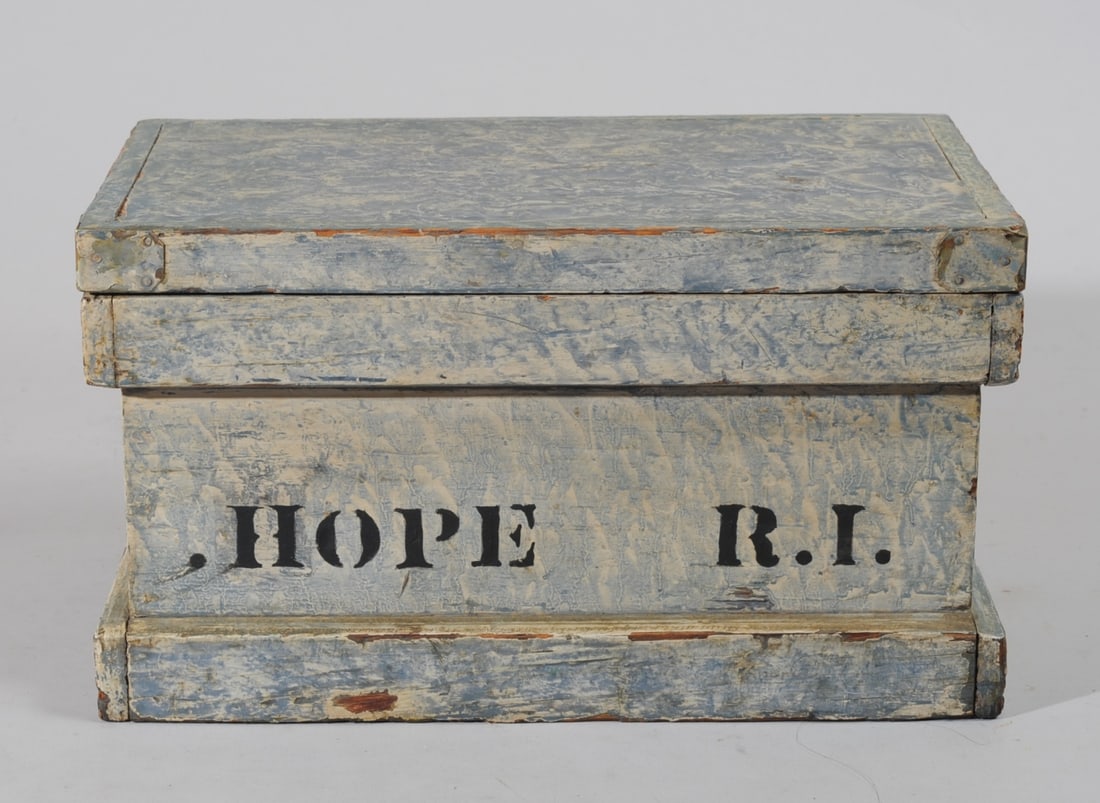 Late 19th / Early 20th C. Painted Tool Box (1 of 7)
