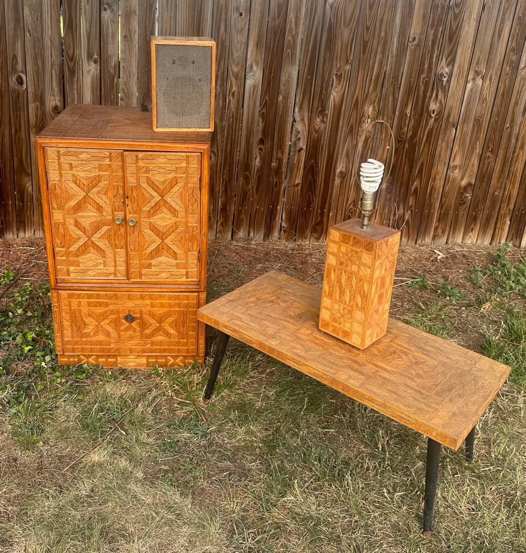 Mid 20th C. Match Stick Folk Art Furniture Lot (1 of 11)