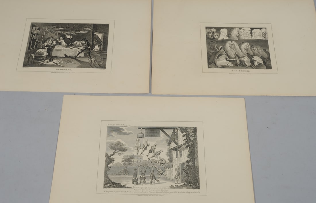 3 Early Hogarth Prints (1 of 4)