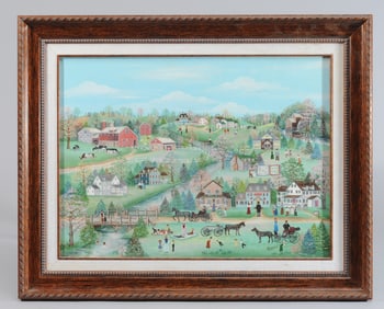 Pawinee McEntire (20th / 21st C.) Oil on Canvas