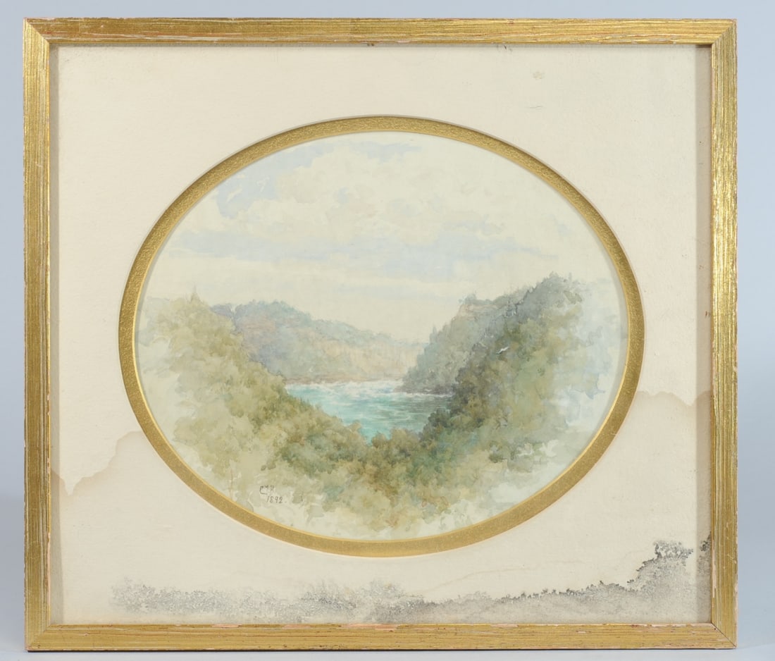 19th C. Watercolor Landscape (1 of 3)