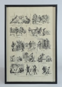 Vintage / Antique Print Modes of Settling Disputes