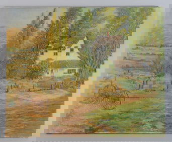 Grace H. Peterson (American, 20th C) Oil on Canvas