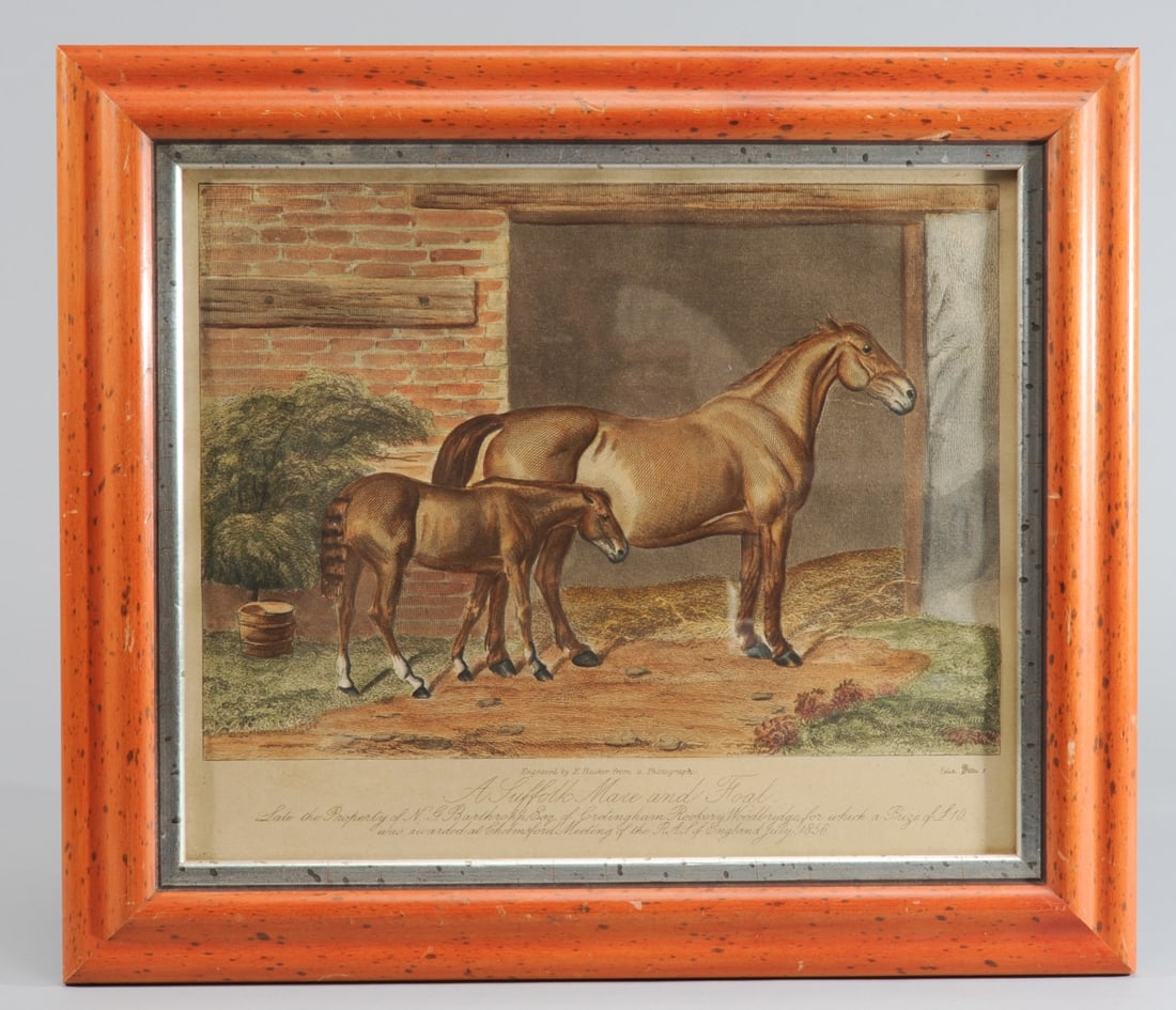 Antique Edward Hacker Equestrian Print (1 of 4)