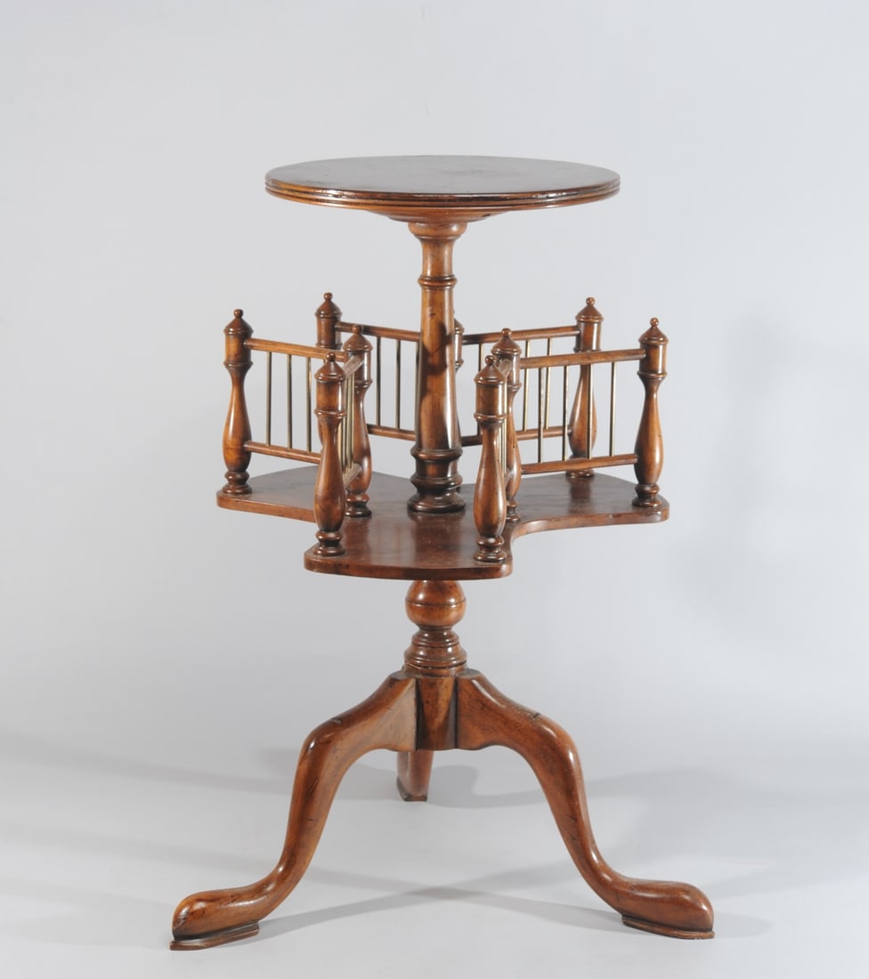 Maitland Smith Revolving Bookcase / Stand (1 of 9)