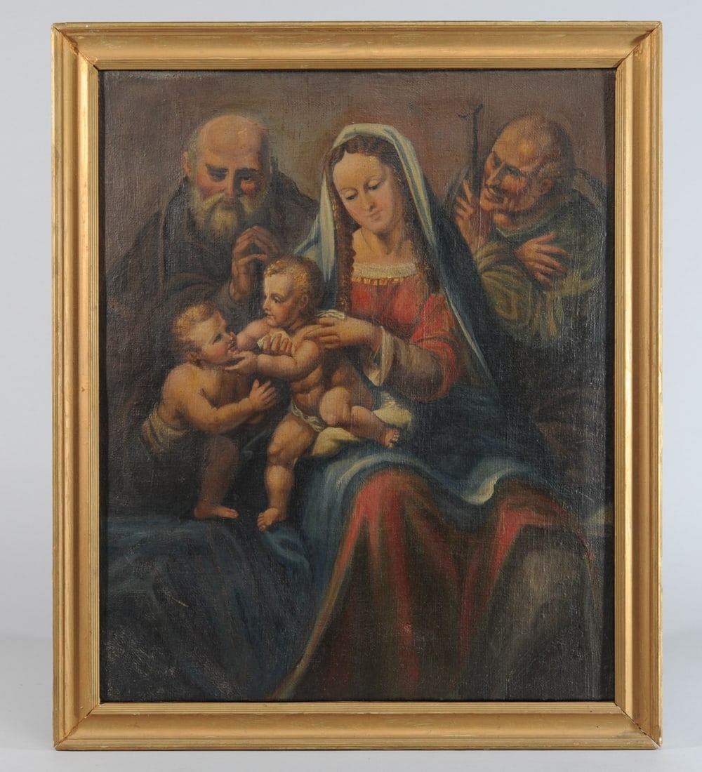 Old Master Style Oil on Canvas (1 of 3)