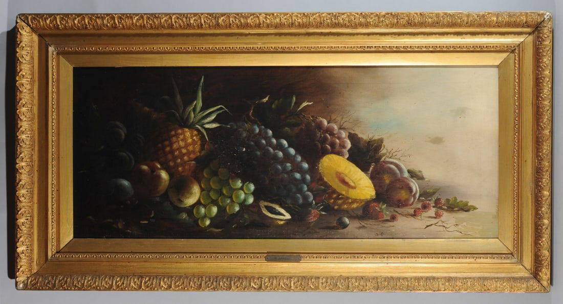 Oil on Canvas Still Life Signed H. James (1 of 6)