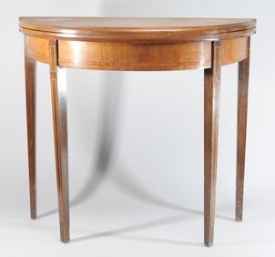 Reproduction Mahogany Game Table