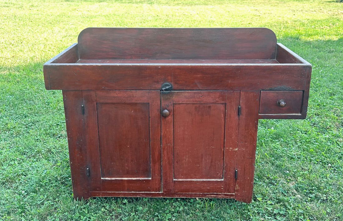 Antique Poplar Dry Sink (1 of 6)