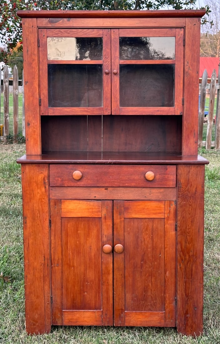 Antique Mid Atlantic Stepback Cupboard (1 of 10)