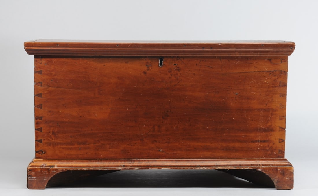 Early 19th C. Diminutive Connecticut Cherry Chest (1 of 14)