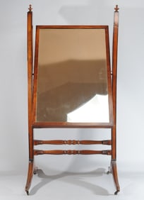 William IV Cheval Mirror