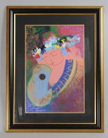 Lee White (1948 - 2004) Mixed Media