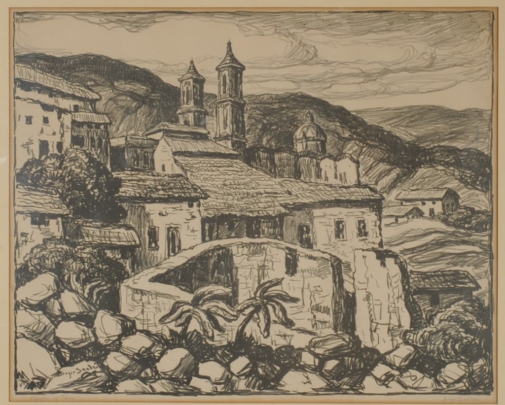 Birger Sandzen (1871 - 1954) Signed Lithograph (1 of 4)