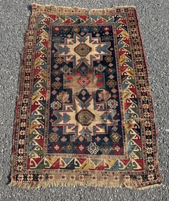 Antique Caucasian Rug