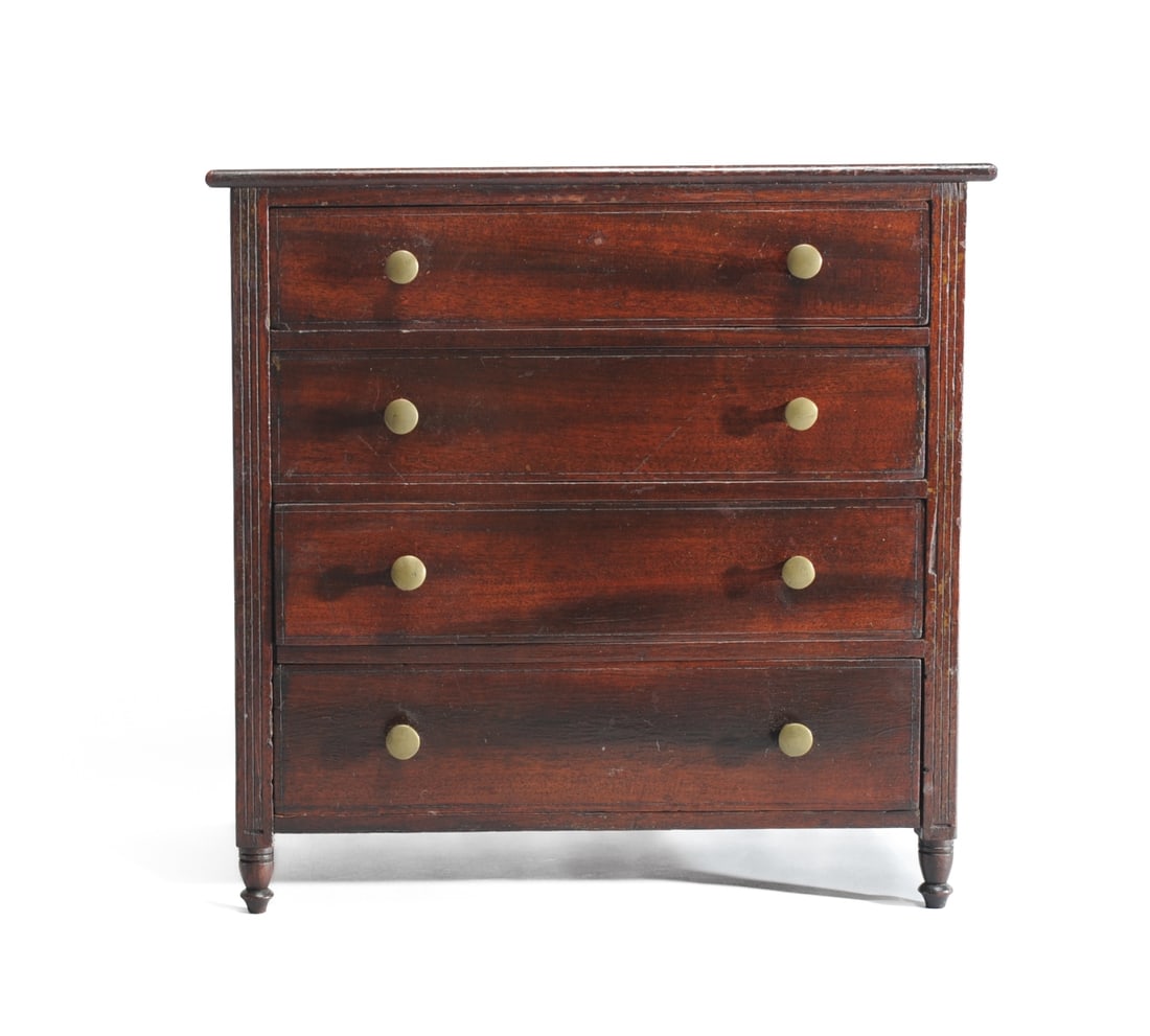 c.1800-1820 Sheraton Cabinetmaker's Sample Chest (1 of 13)