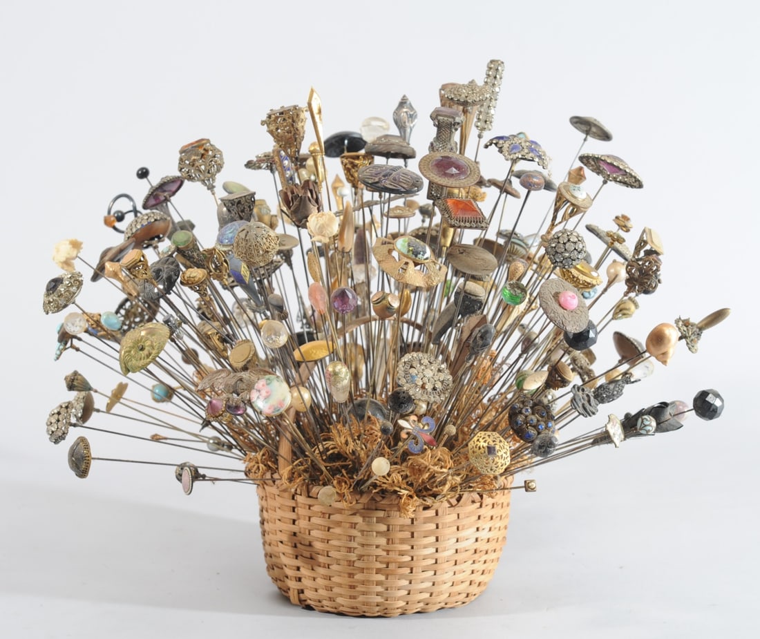 Huge Collection of Antique Hatpins (1 of 20)