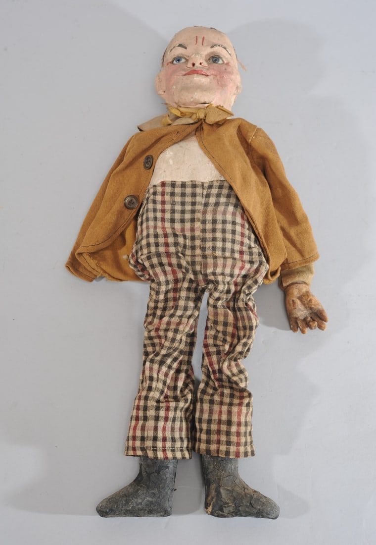 Antique Hand Made Ventriloquist Dummy (1 of 5)