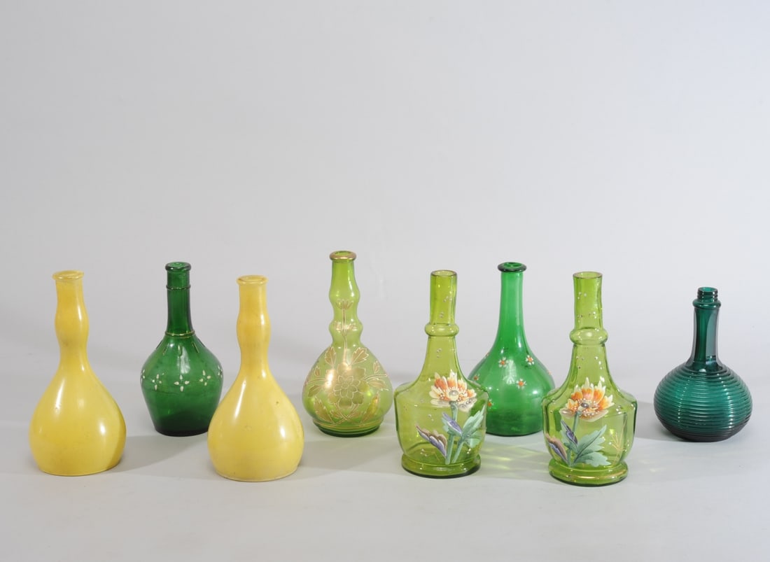 8 Antique Barber Bottles (1 of 17)