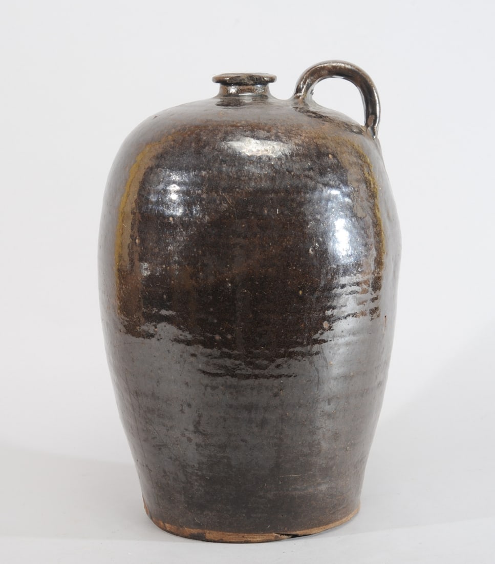 Large Southern Pottery Ash Glazed Jug (1 of 9)