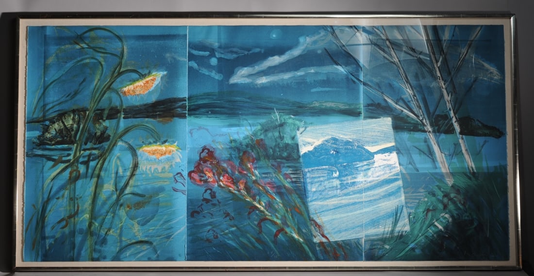 Michael Mazur (1935-2009) 1984 Triptych (1 of 7)