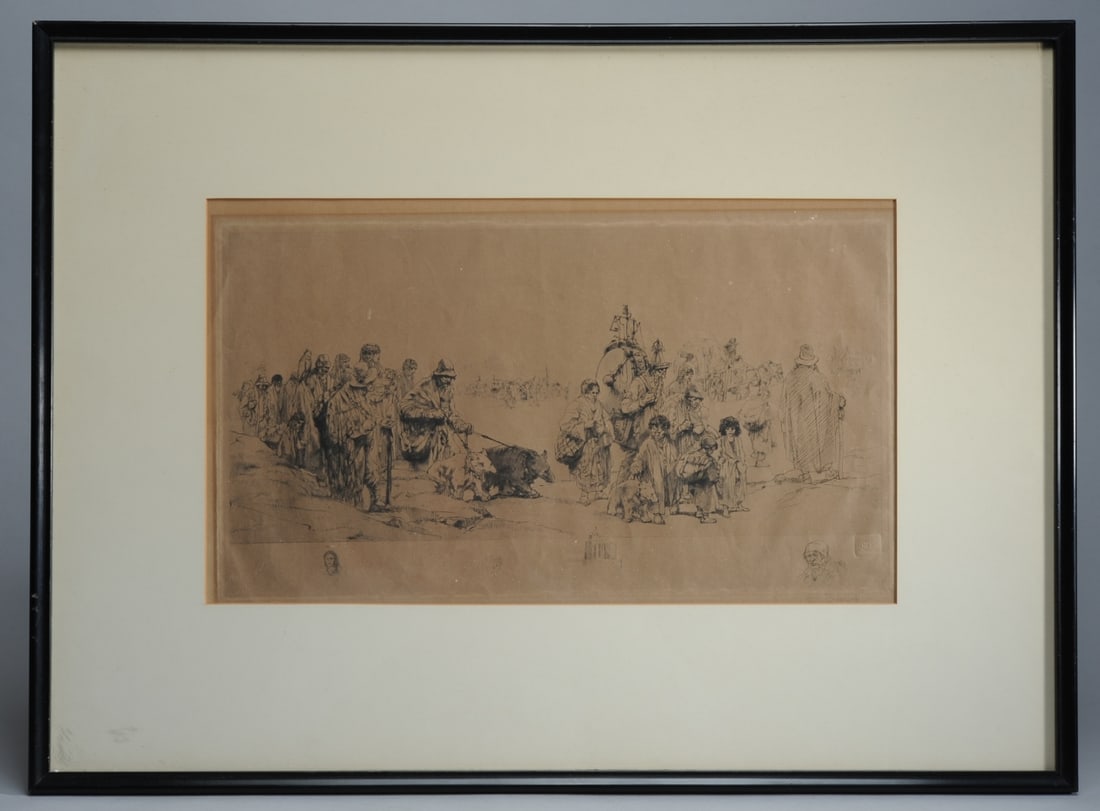 Auguste Brouet Signed Etching (1 of 5)