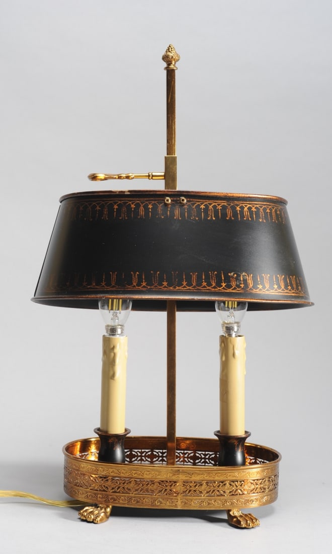 Jean Reed's Ltd. Black Tole Bouillotte Lamp (1 of 6)