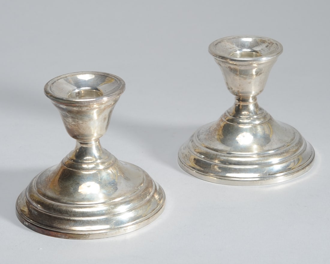 Pair International Sterling Weighted Candlesticks (1 of 3)