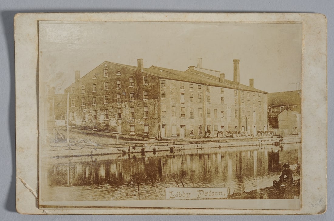 19th C. Cabinet Photo, Libby Prison, Civil War (1 of 3)