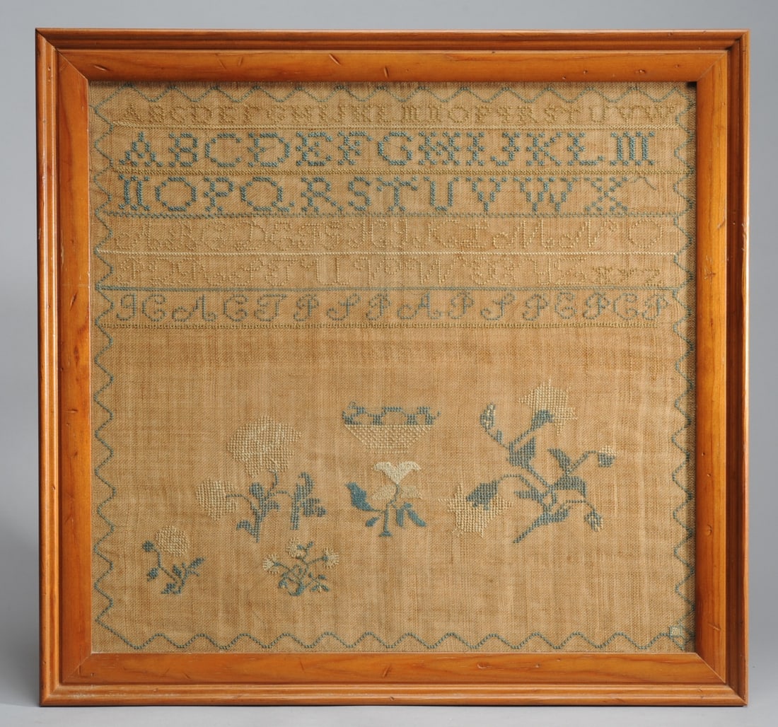 19th C. Needlework Sampler (1 of 4)