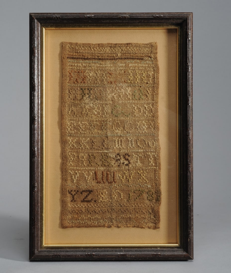 1782 Needlework Sampler (1 of 2)