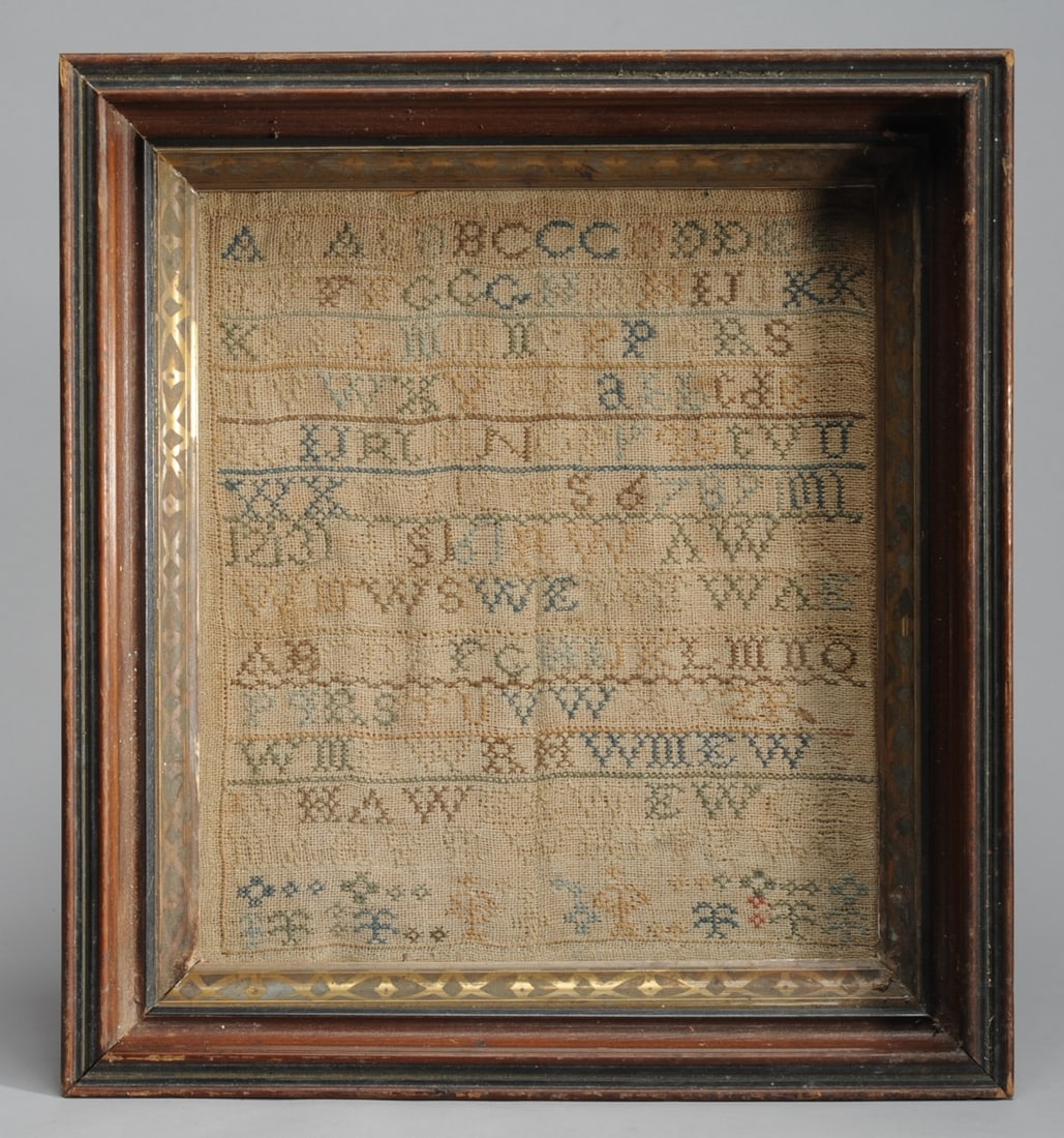 Needlework Sampler by Mary E. White (1 of 3)