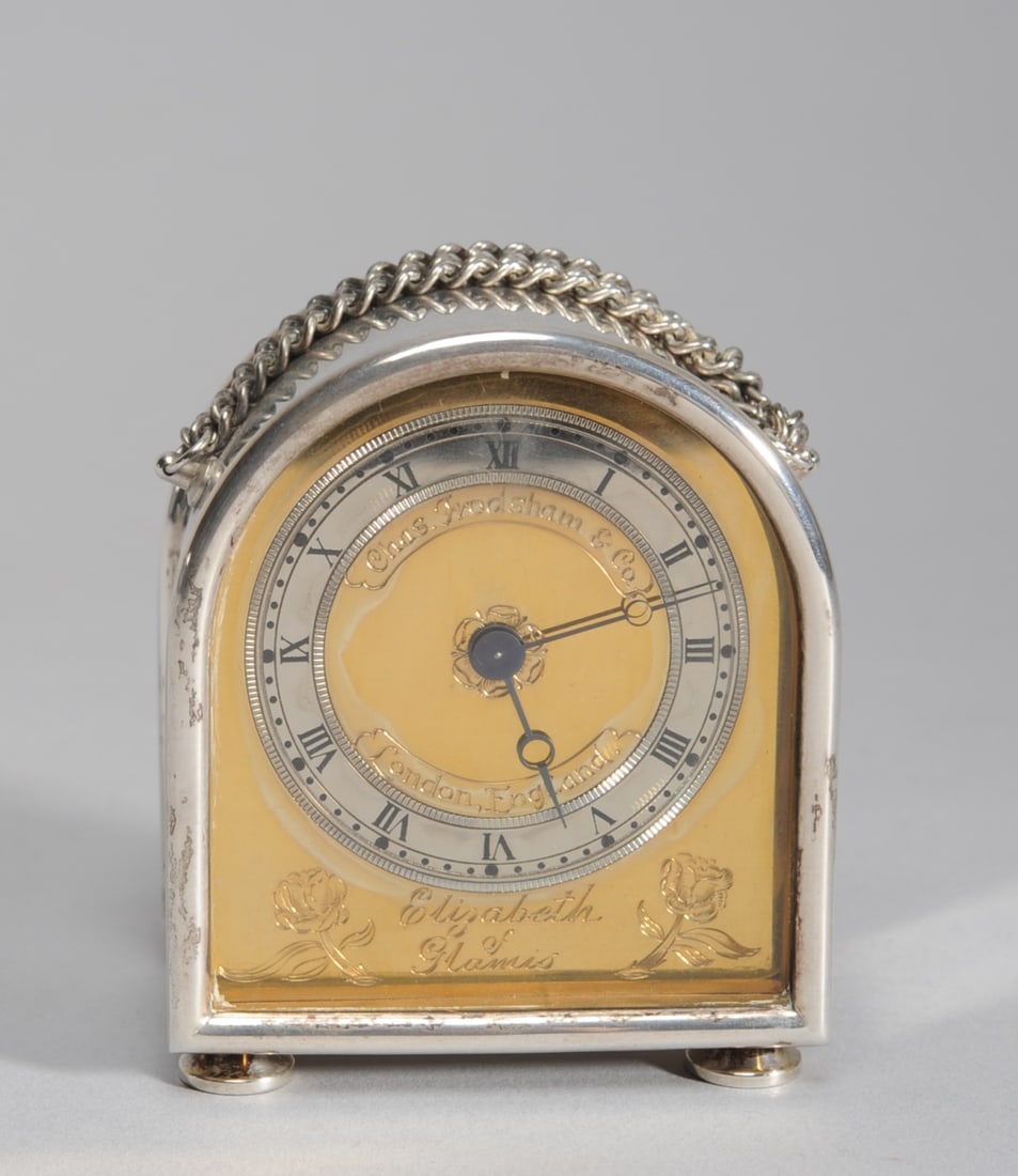 Charles Frodsham & Co. Miniature Sterling Clock (1 of 7)
