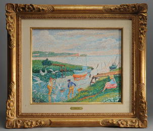 Yvonne Canu (1921 - 2007) Oil on Canvas