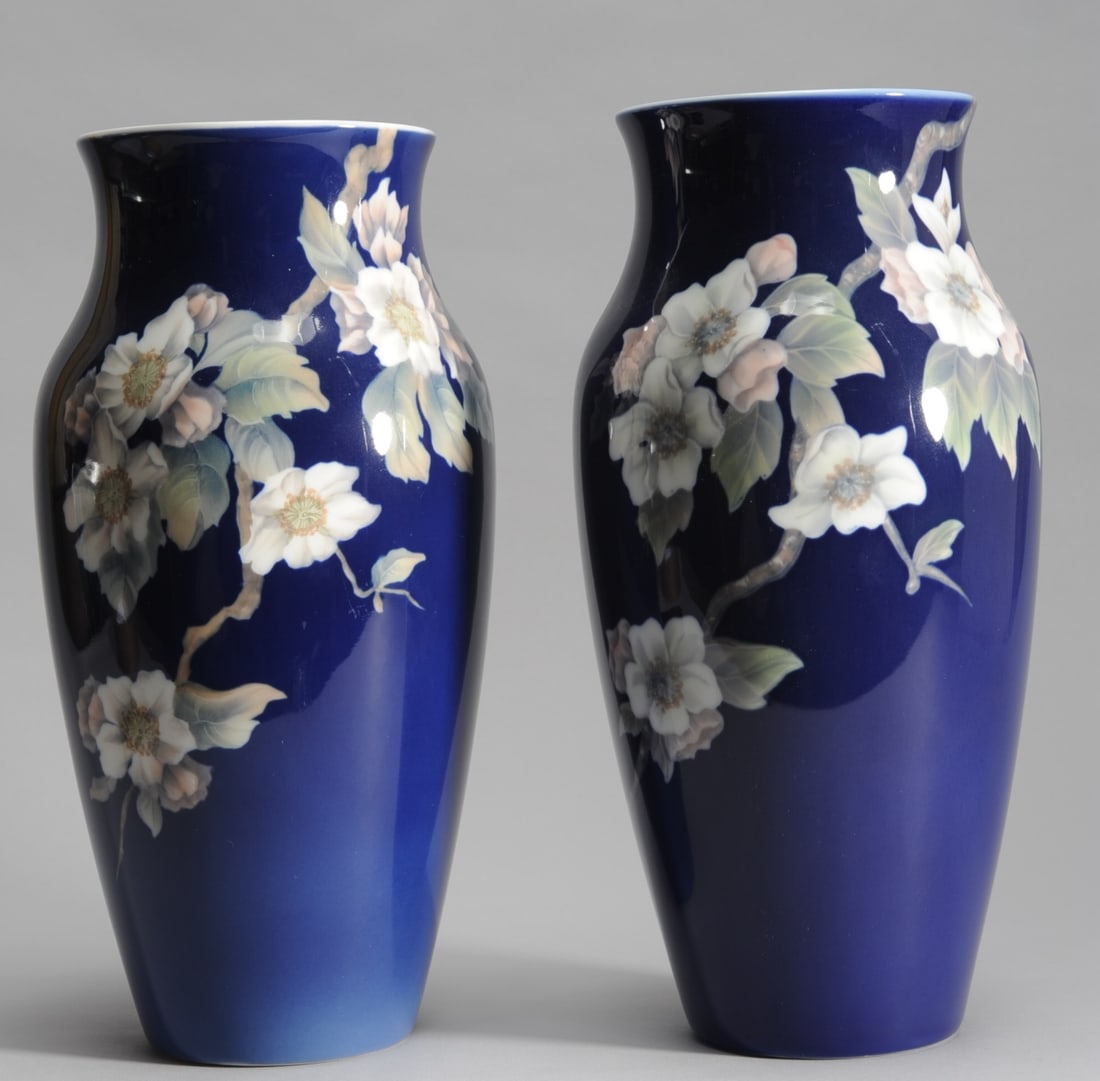 Pair Vintage Royal Copenhagen Vases (1 of 7)