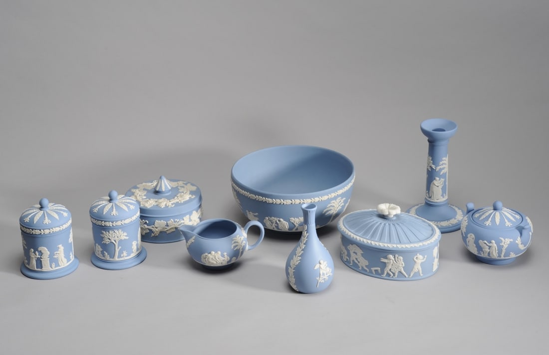 10 Wedgwood Blue Jasperware + Items (1 of 10)