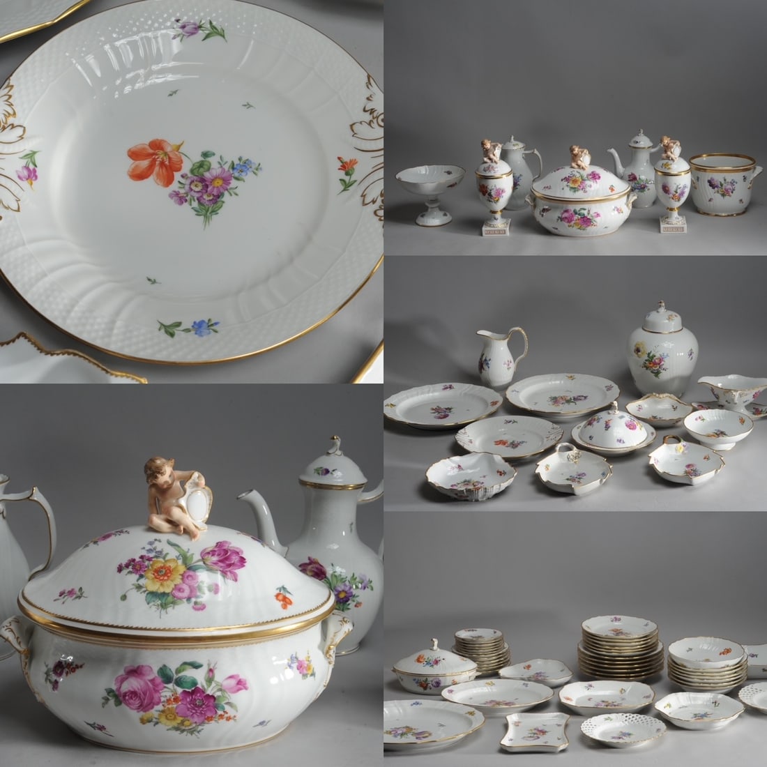 100 pcs. Royal Copenhagen Saxon Flower (1 of 20)